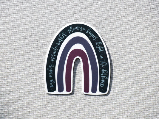 Way Maker Sticker | Way Maker, Miracle Worker, Promise Keeper | Waterproof Vinyl Sticker | Matte Vinyl Sticker | Christian Decal Sticker