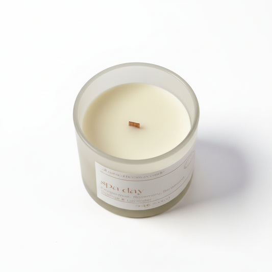 Spa Day Natural Beeswax Candle