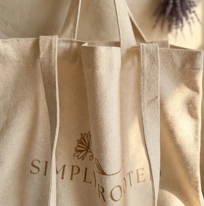 Screen-Printed Cotton Tote