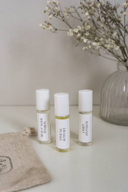 Sampler Trio | Set of 3 Pure Essential Oil Rollers | 5 ml