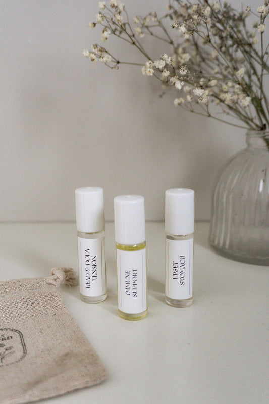 Sampler Trio | Set of 3 Pure Essential Oil Rollers | 5 ml