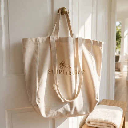Screen-Printed Cotton Tote