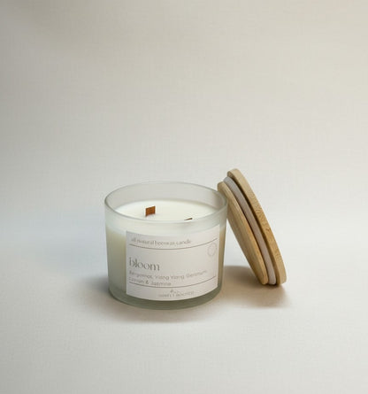 Bloom Beeswax Candle | Floral Summer Candle