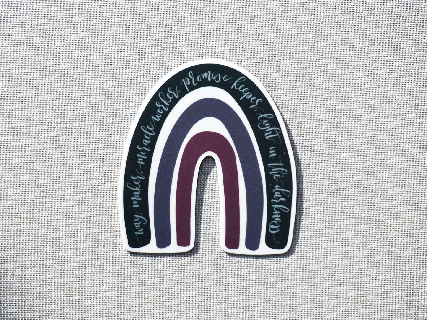 Way Maker Sticker | Way Maker, Miracle Worker, Promise Keeper | Waterproof Vinyl Sticker | Matte Vinyl Sticker | Christian Decal Sticker