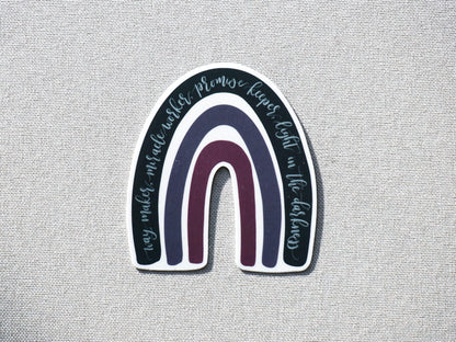 Way Maker Sticker | Way Maker, Miracle Worker, Promise Keeper | Waterproof Vinyl Sticker | Matte Vinyl Sticker | Christian Decal Sticker