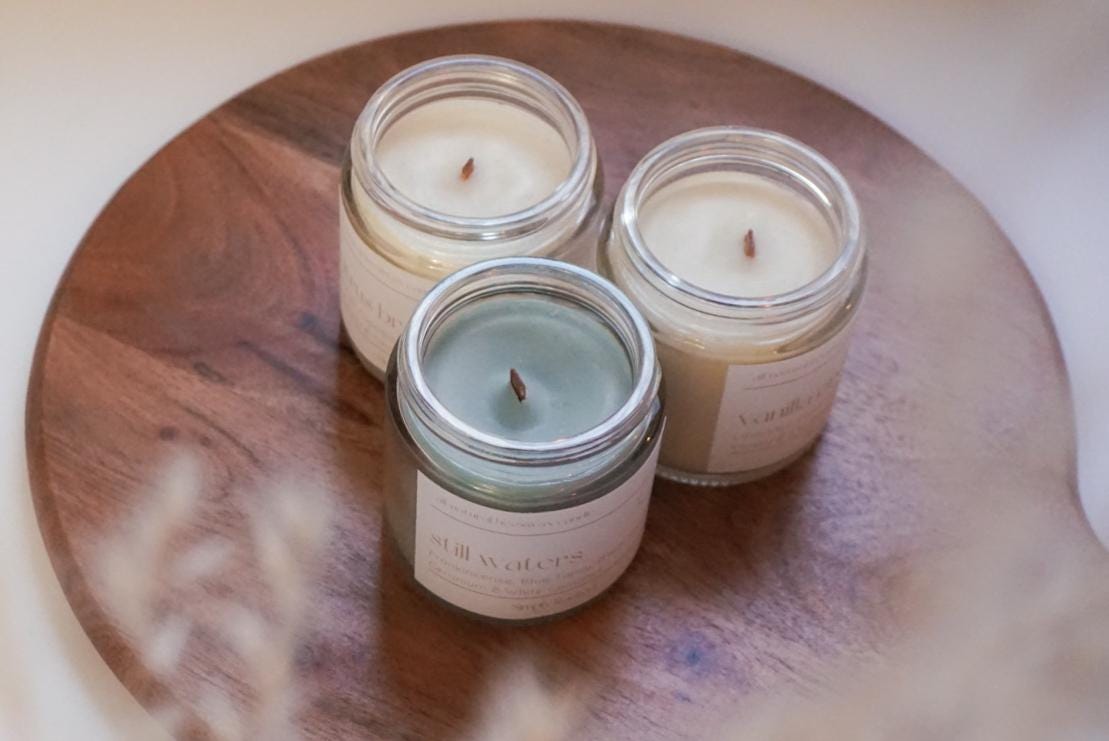 Signature Sampler Set | Assorted Natural Beeswax Candles