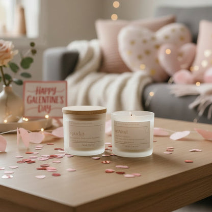 The Home Spa Collection | TWO, 4 oz Natural Beeswax Candles