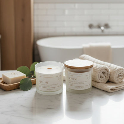 Spa Day Natural Beeswax Candle
