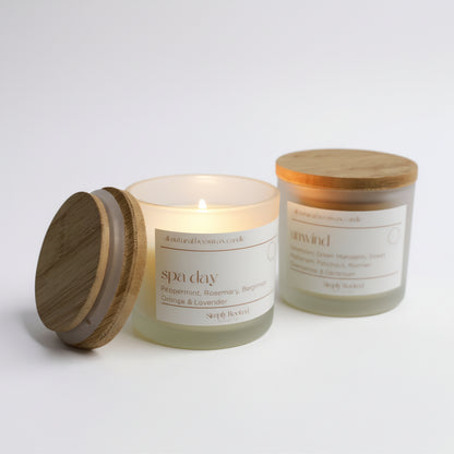 Spa Day Natural Beeswax Candle