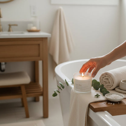 Spa Day Natural Beeswax Candle