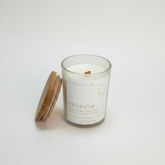 Wild Nectar Beeswax Candle | Fruity Summer Candle